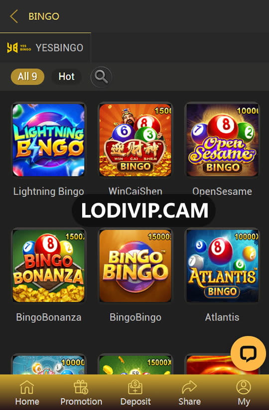 lodivip offers a wide selection of games
