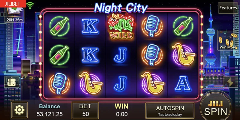 Lodivip Night City Slot Machine