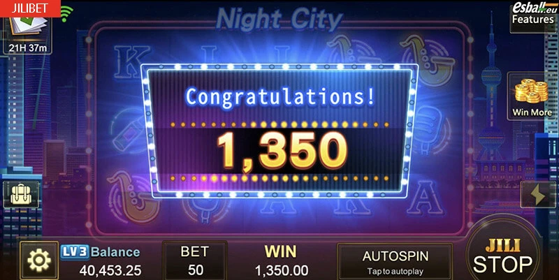 Lodivip Night City Slot Machine Big Win